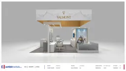 20x20 Island booth design by Exhibit-Rentals